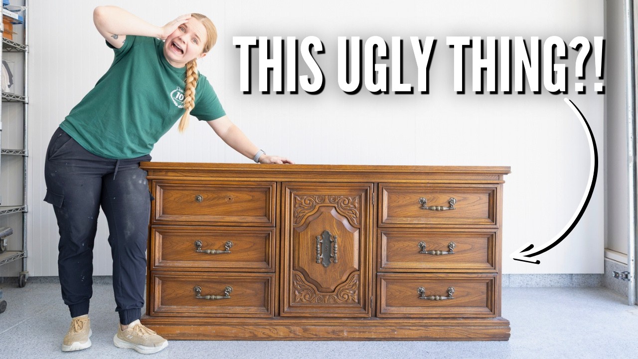 Making a $60 Thrift Store Dresser Look EXPENSIVE