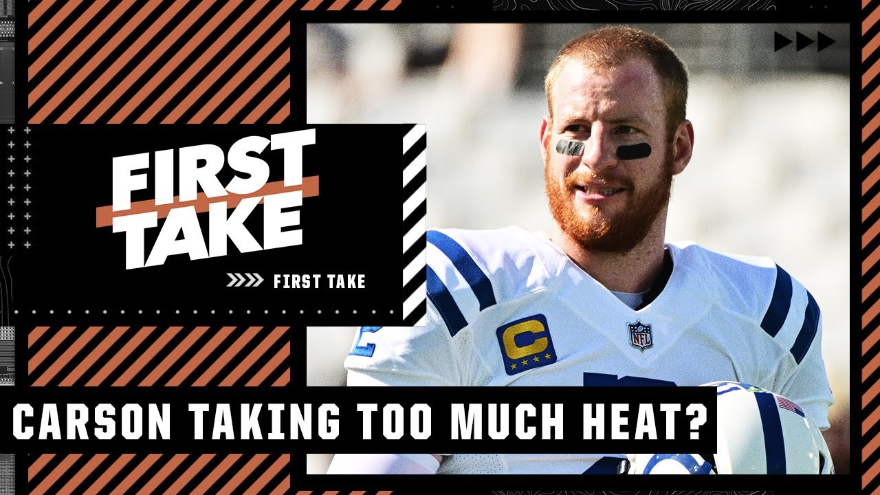 Is Carson Wentz taking too much heat 🔥 for his loss to the Jaguars? | First Take