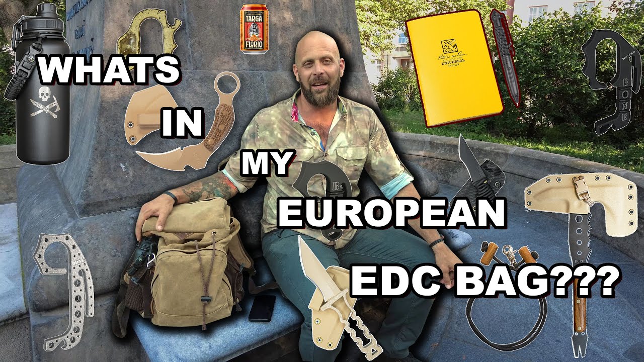 Что лежит в моей сумке EDC в Восточной Европе? Европейская сумка для повседневного ношения