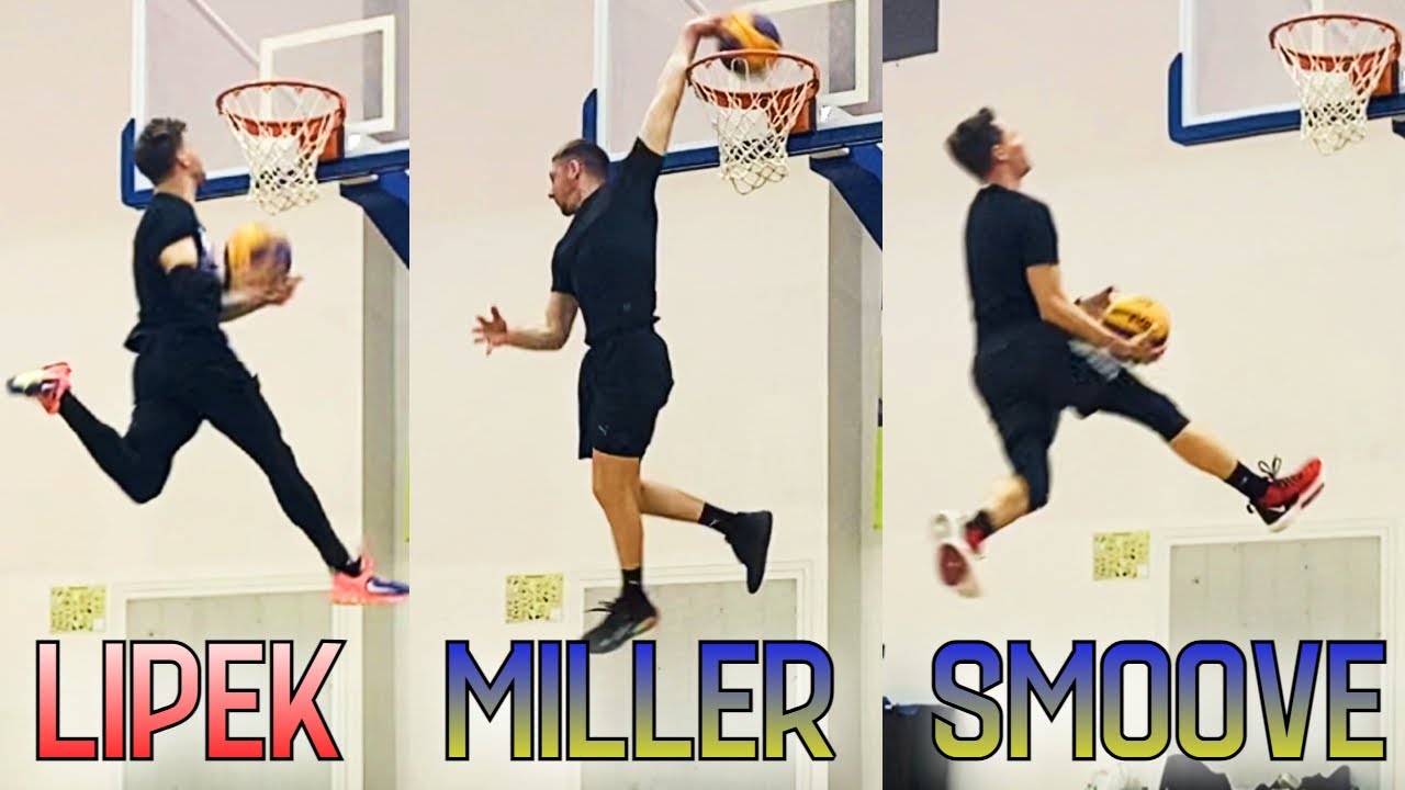 LIPEK, SMOOVE & MILLER still got BOUNCE! Crazy dunk session🔥