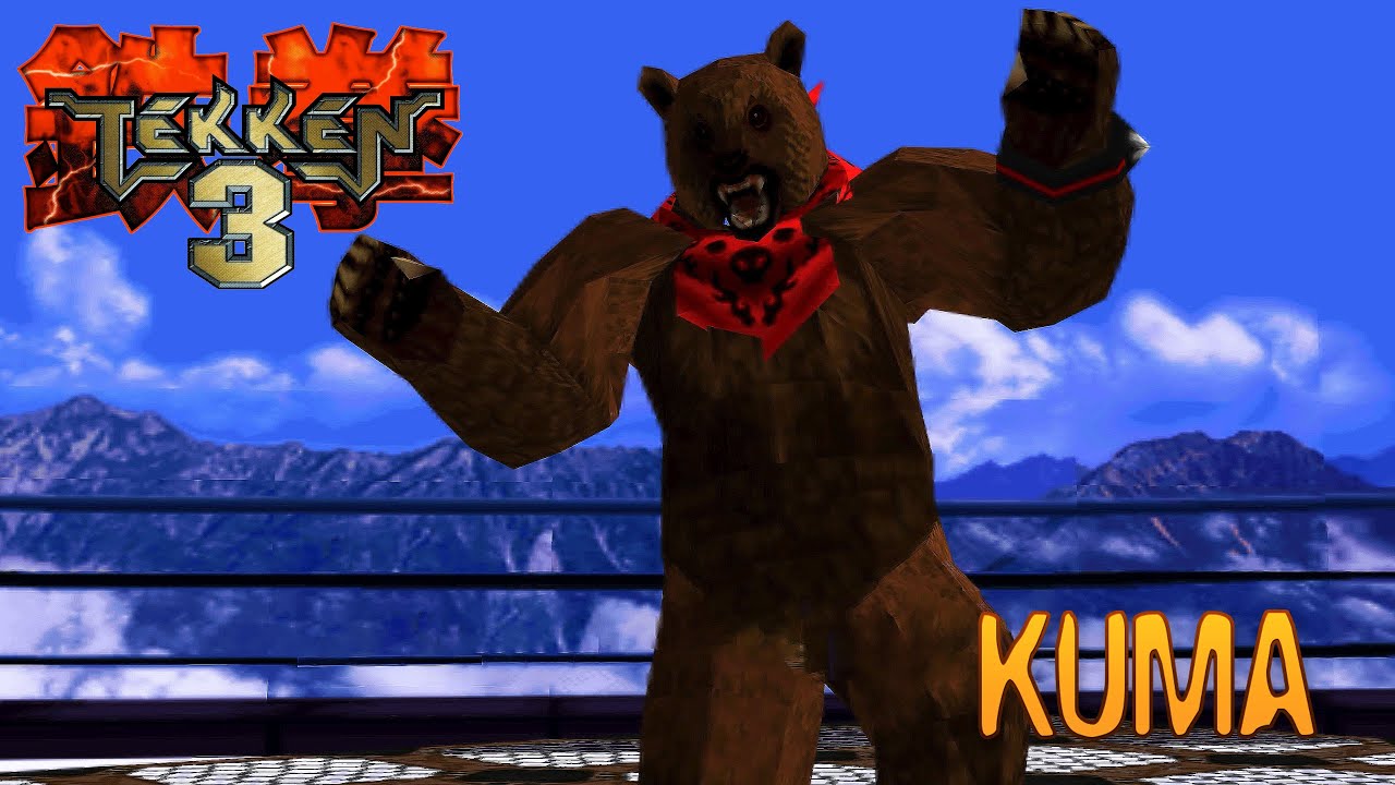 Tekken 3 Arcade Mode - Kuma 4K