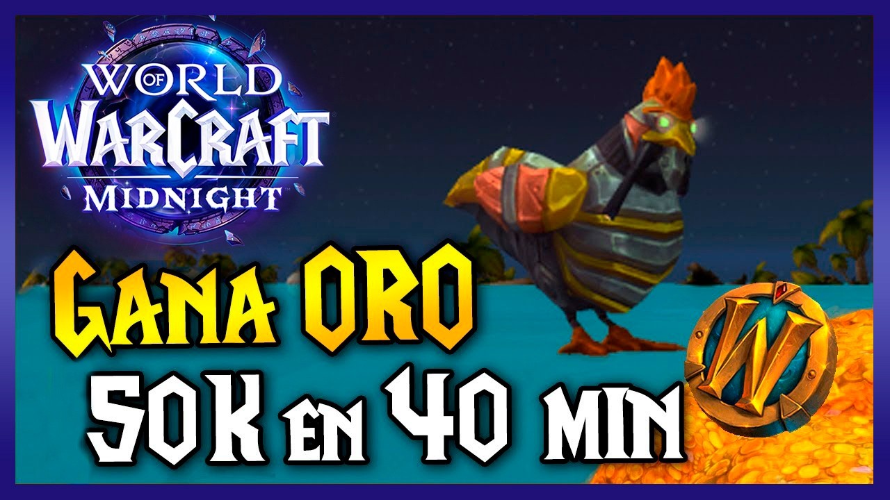 🔥 50.000 de ORO en 40 minutos 🔥 por cada PJ || World of Warcraft