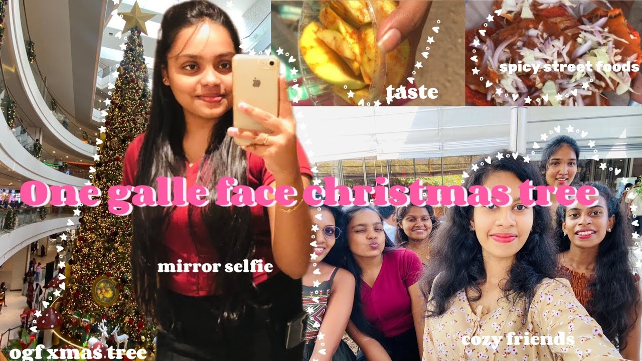 One galle face christmas tree with besty gang | #girls #girlsdayout #onegalleface #christmas 