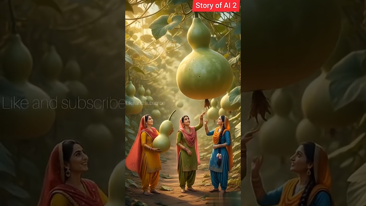 &ldquo;Punjabi Village Cooking Giant Lauki Paratha | Traditional Feast in Courtyard&rdquo;#ai  #food