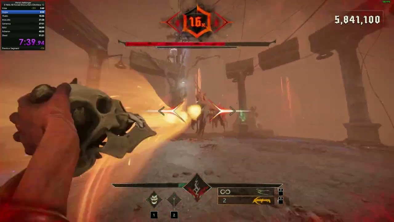Metal: Hellsinger 50:28 [Old World Record] 8 Hells All Forced Encounters Speedrun