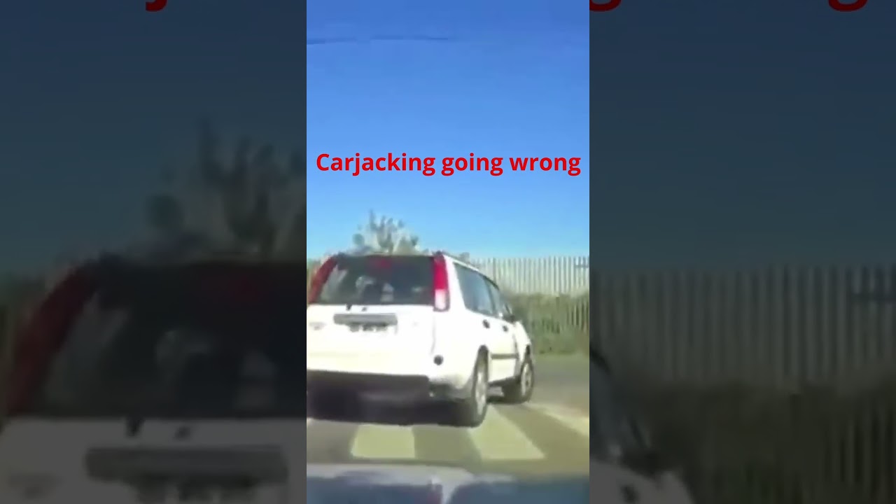 Carjacking gone wrong #wrong #gonewrong #southafrica #africa #crazyfunnyvideo #police