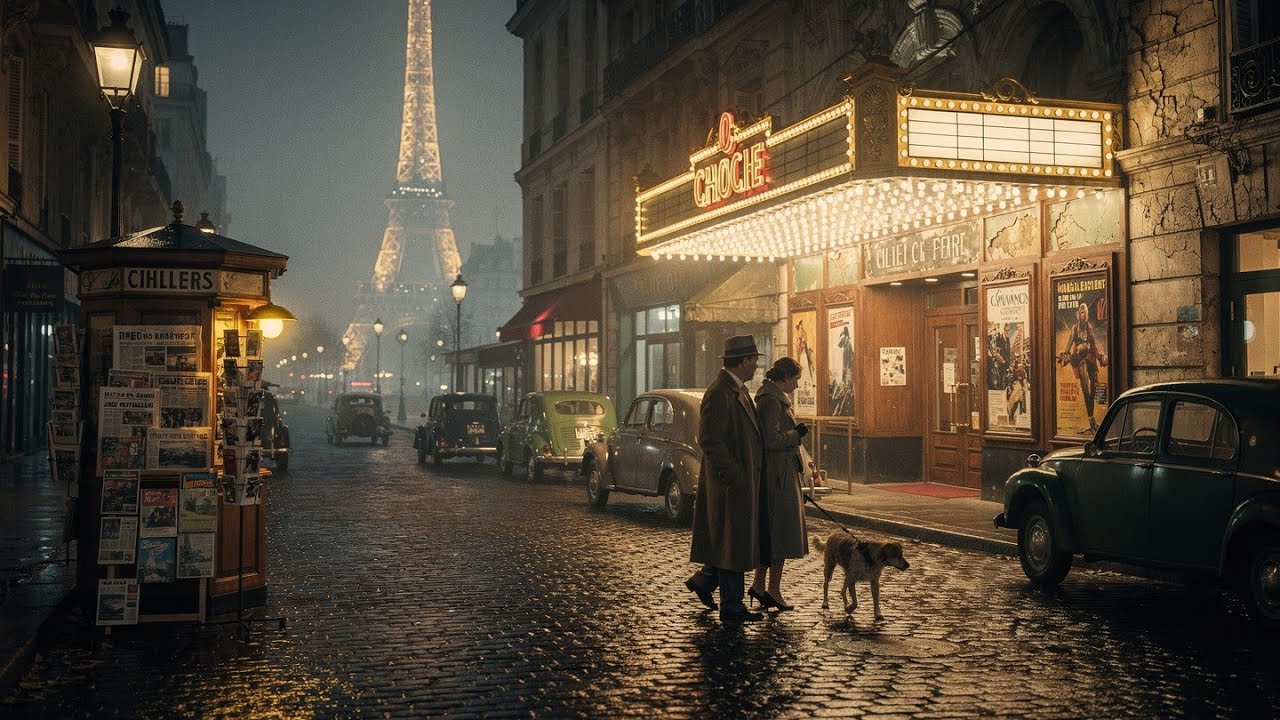Jazz Between Streets | Old Paris Nights & Vintage Jazz Mood
