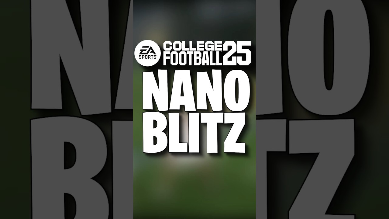 *EDGE* 1 Step Nano Blitz! | College Football 25 (INSANE)