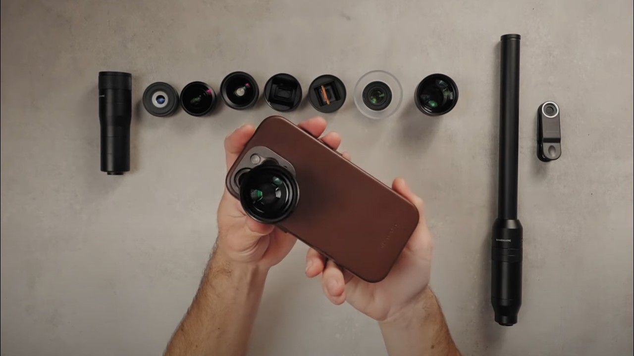 Объективы SANDMARC и iPhone 16 Pro