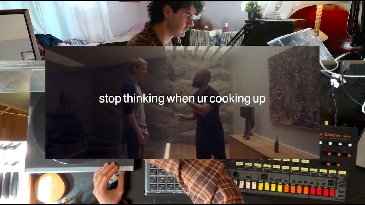 don’t think when ur making beats .