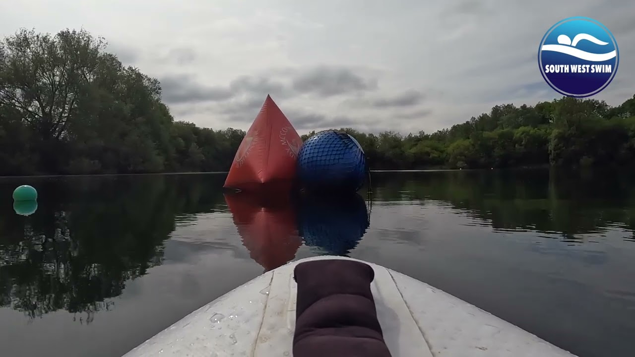 Cotswold Water Park Hire, Lake 86 Swim Course - Direction and how to swim it