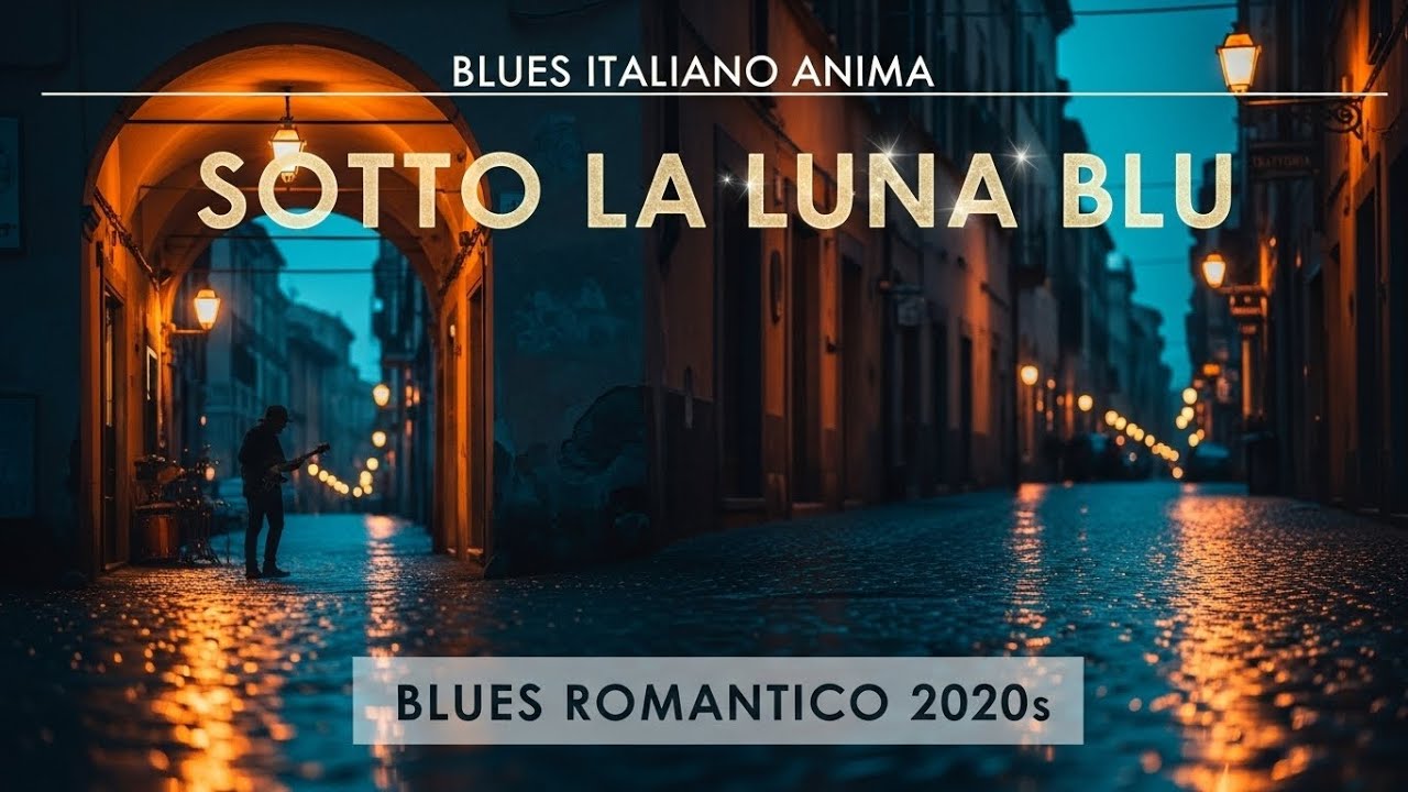 Sotto La Luna Blu 🌜 Blues Romantico Italiano 2020s