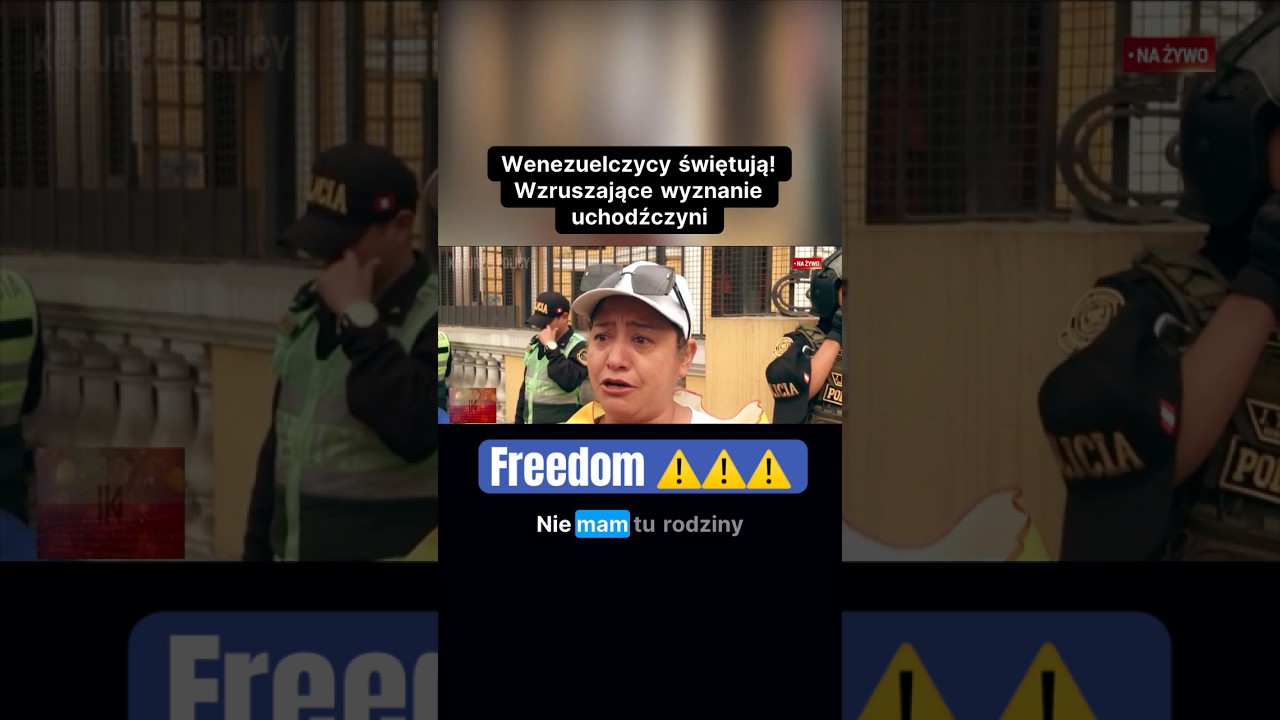 Wenezuelczycy świętują! Wzruszające wyznanie uchodźczyni