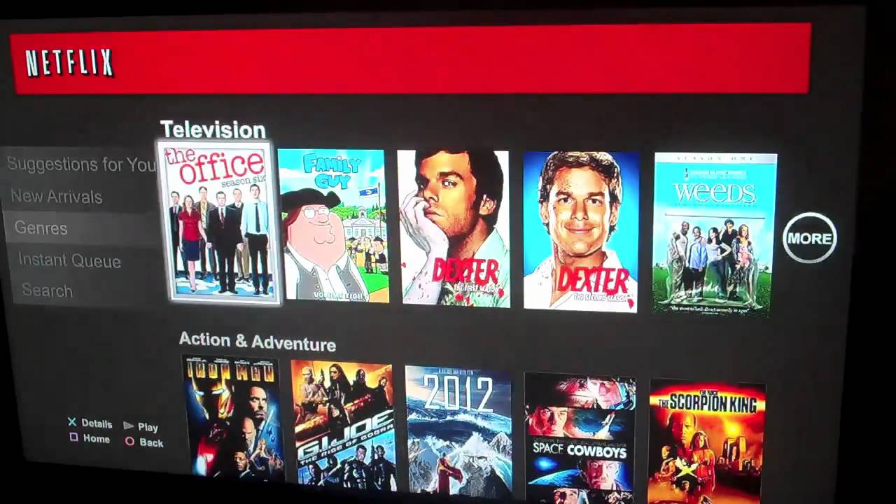 Netflix PS3 App Overview