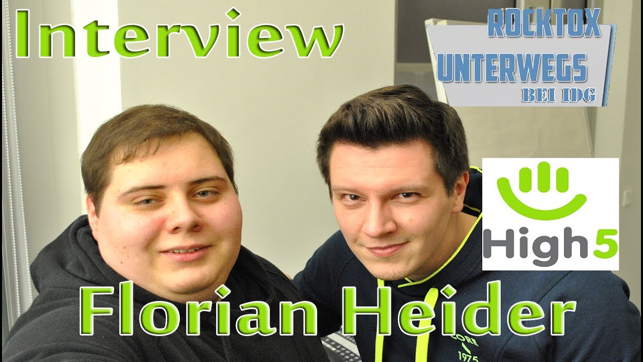 Interview Florian Heider (High5TV) | Unterwegs bei IDG 2015