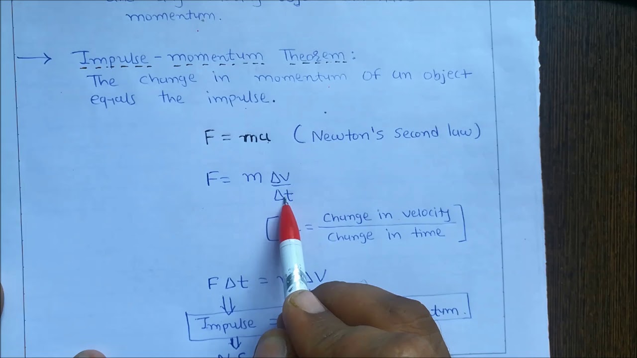 Impulse and Momentum