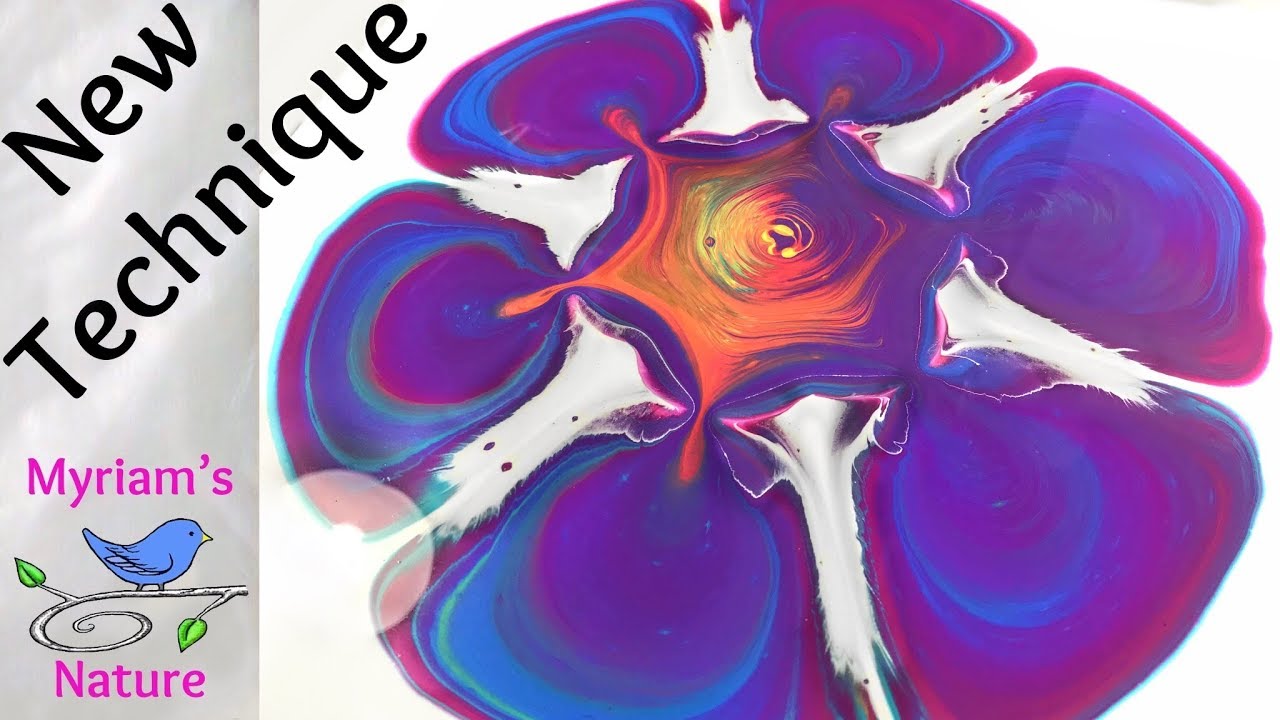 74] Acrylic Pouring THROUGH a COOKIE CUTTER with modifications - DecoArt Americana - Notched Cup
