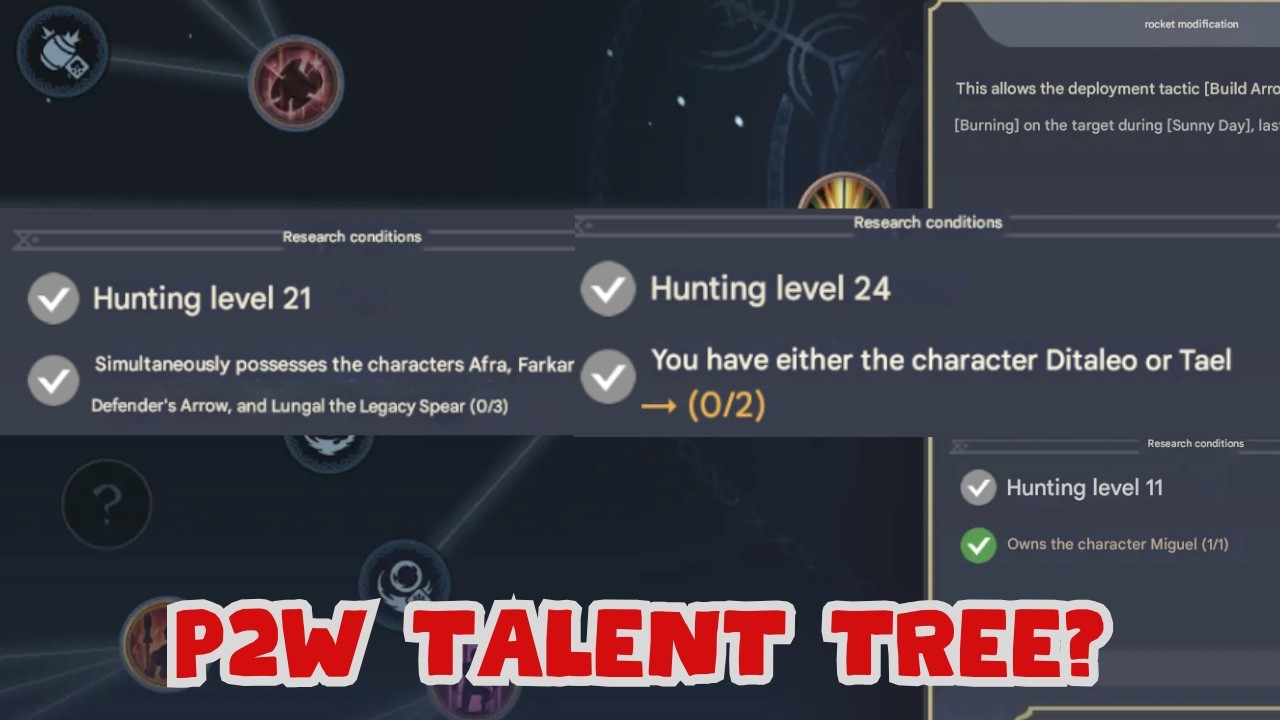 P2W TALENT TREE IN ICEFIELD HUNTING MODE - IS THIS TOXIC? [SWORD OF CONVALLARIA]