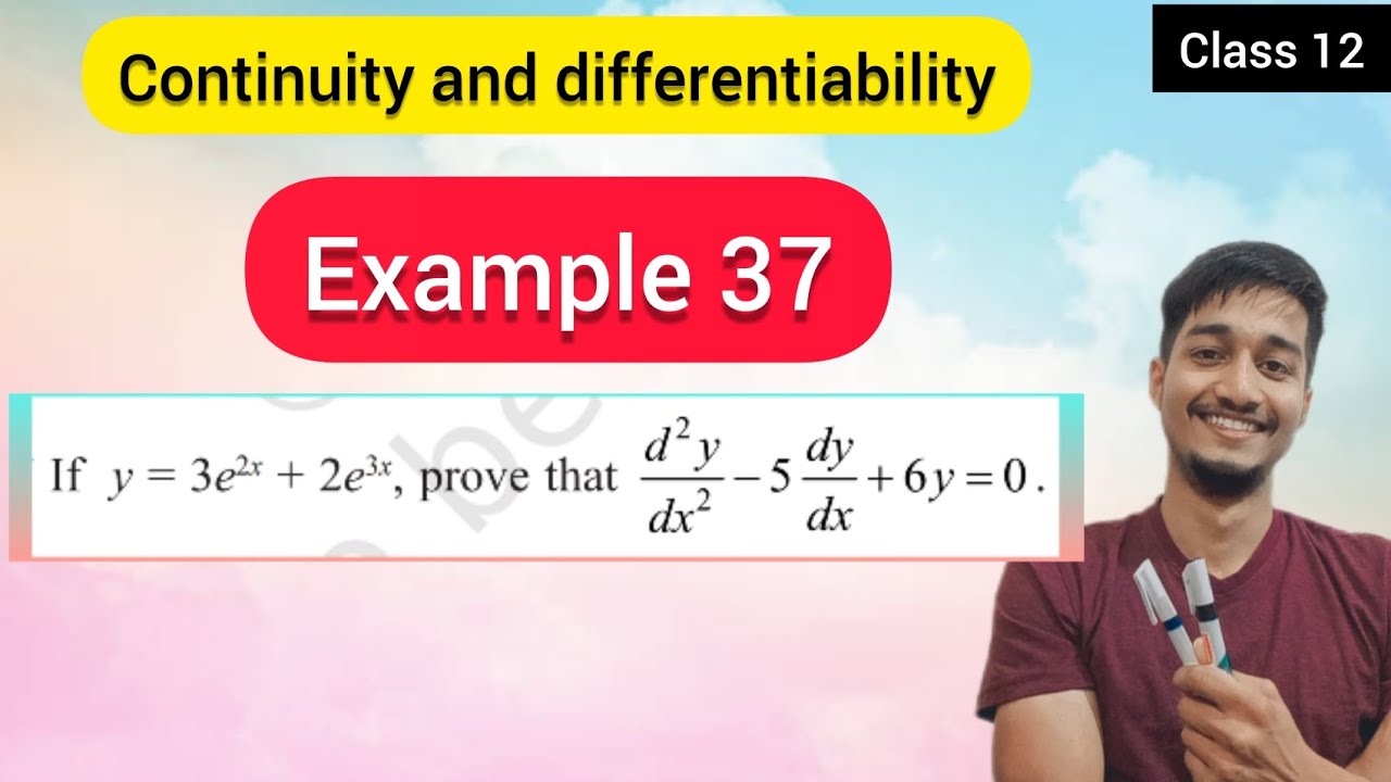 Continuity and differentiability example 37 | Example 37 chapter 5 class 12