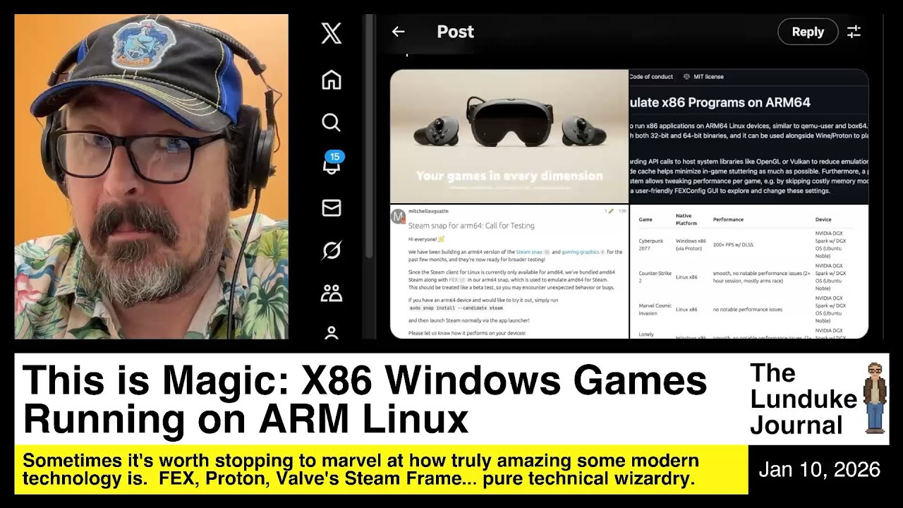 Это волшебство: игры для Windows на базе X86, работающие на ARM Linux.