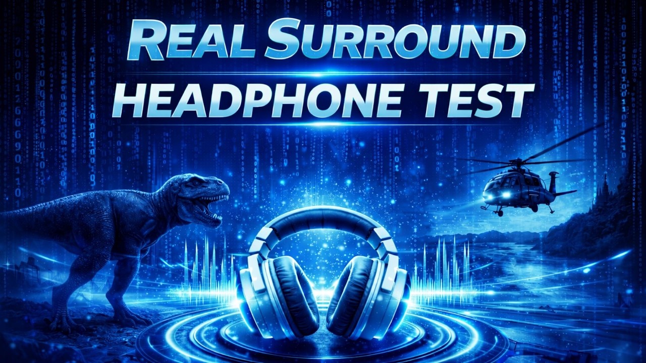 Surround Headphone Test | Spatial Audio & Virtual Surround Demo