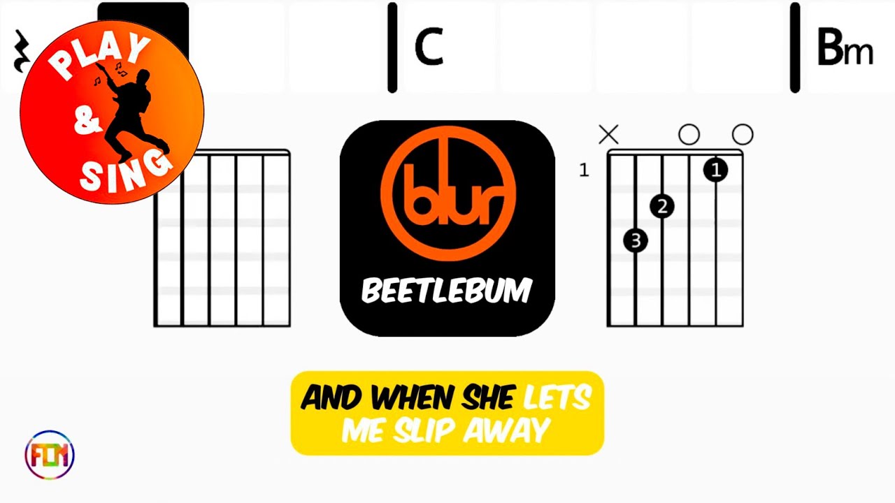 Blur - Beetlebum | Scrolling Guitar Chords & Lyrics