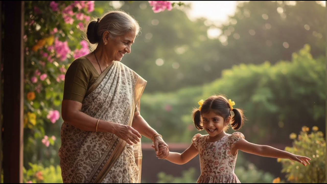 பேத்தியிடம்  பாட்டி வைத்திருக்கும் பாசத்தை வெளிப்படுத்தும் பாடல்// பாடல் :தொம்பக்குளம்.லி.சீனிராஜ்