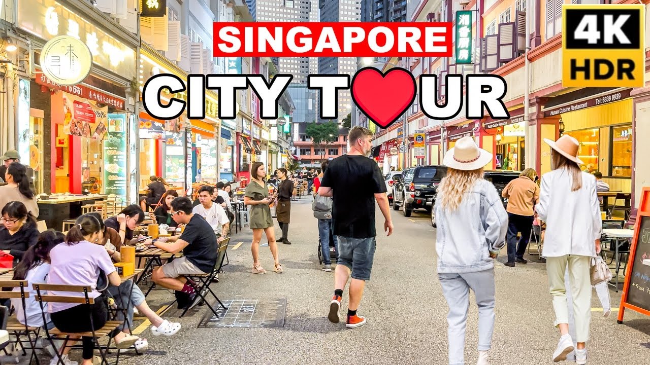 Singapore City Tour 2023 | Bugis Street | South Beach | Suntec City Tour