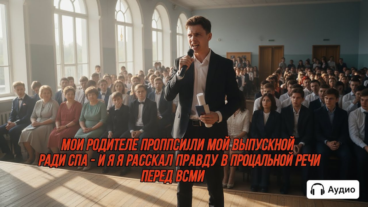 РОДИТЕЛИ ПРОПУСТИЛИ МОЙ ВЫПУСКНОЙ РАДИ СПА — И Я СКАЗАЛ ПРАВДУ В ПРОЩАЛЬНОЙ РЕЧИ ПЕРЕД ВСЕМИ