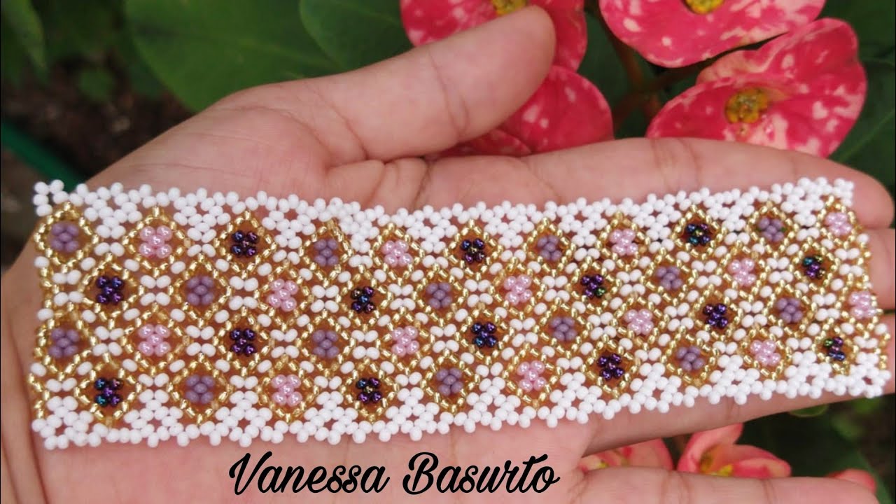 BRAZALETE ELEGANTE DE CHAQUIRAS/MOSTACILLAS (SUPER FACIL)|How to make an elegant beaded bracelet DIY
