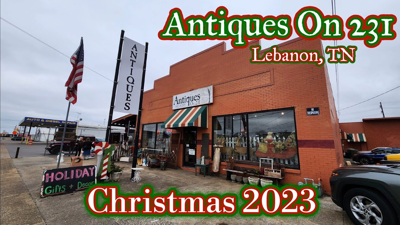 Рождество 2023 в Antiques On 231 — Ливан, Теннесси