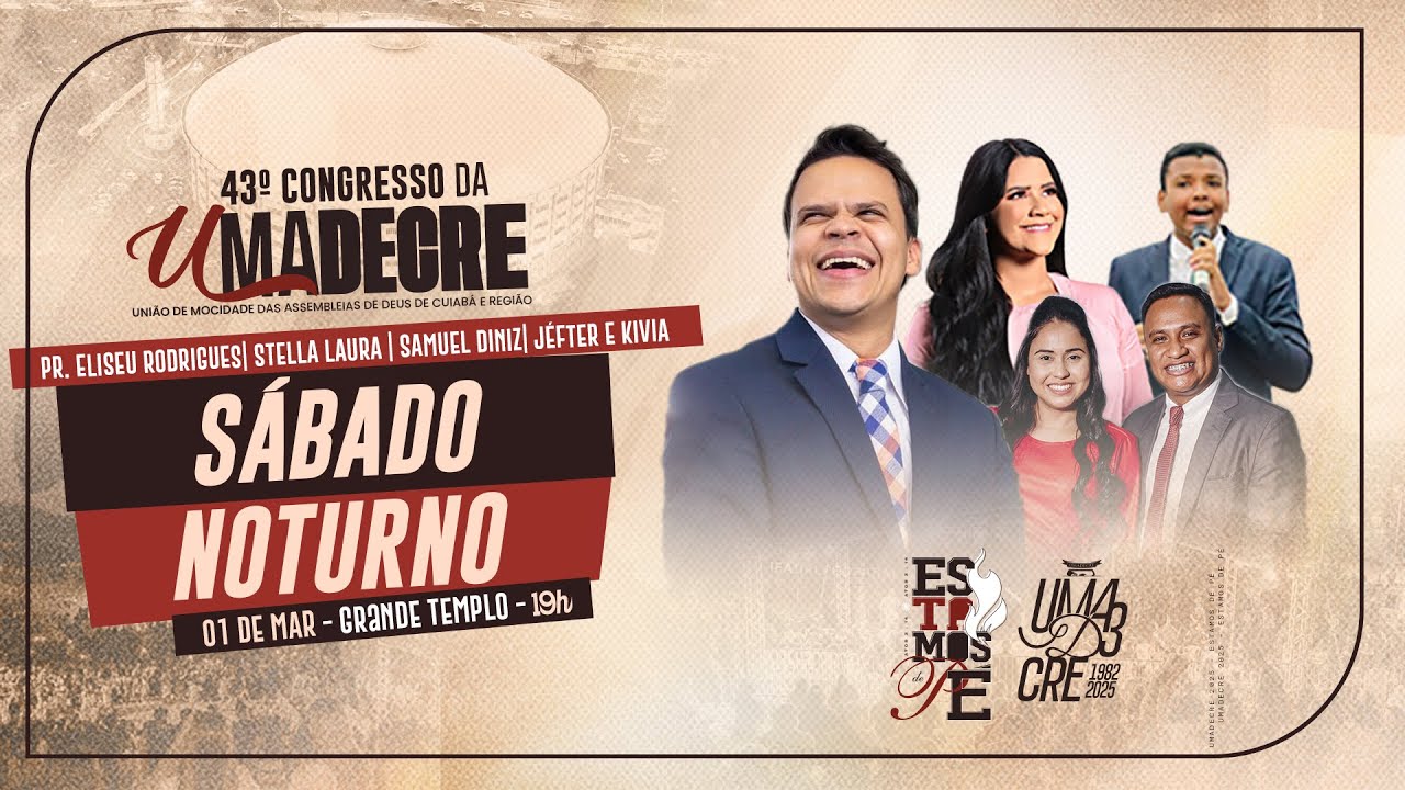 AO VIVO | 43º CONGRESSO DA UMADECRE  | 3º DIA | 01/03/2025 |