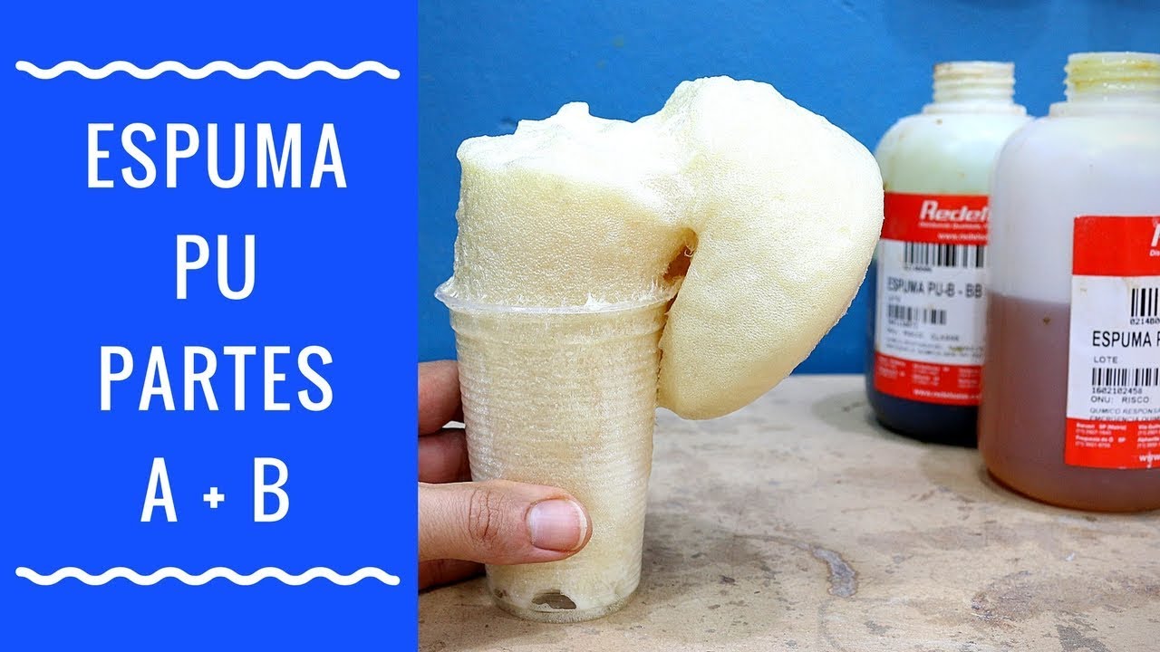Espuma expansiva - Líquidos que viram sólidos