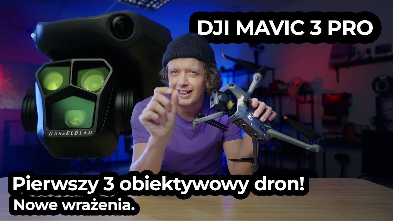 Nowy dron DJI MAVIC 3 PRO. Latająca lornetka z 3 kamerami