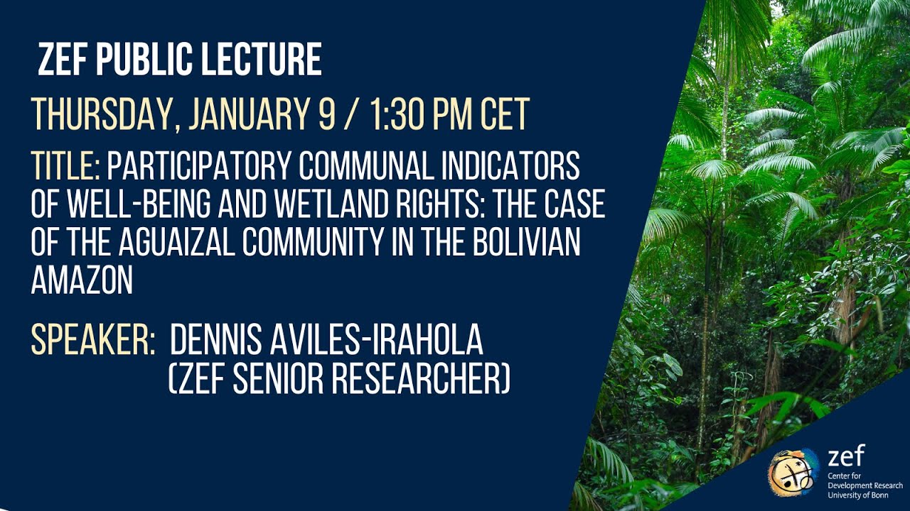Participatory Communal Indicators of Well-Being and Wetland Rights: the Case of the Bolivian Amazon
