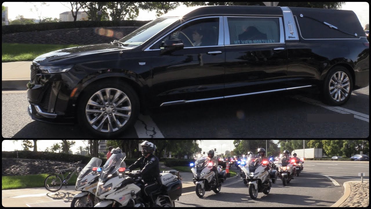 SBCo Sheriff Deputy Andrew Nunez Memorial Escort To Ontario Arena. Nov 18 2025