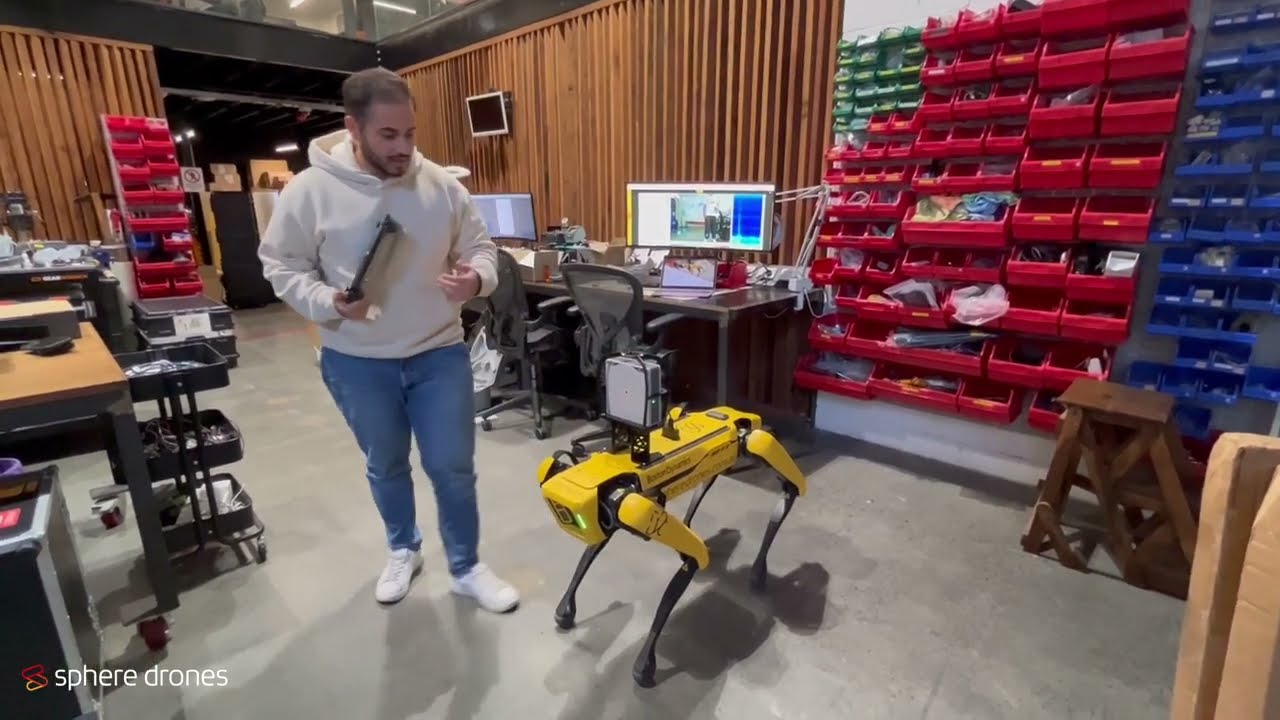 Boston Dynamics Spot & Fluke SV600 Acoustic Imager demo