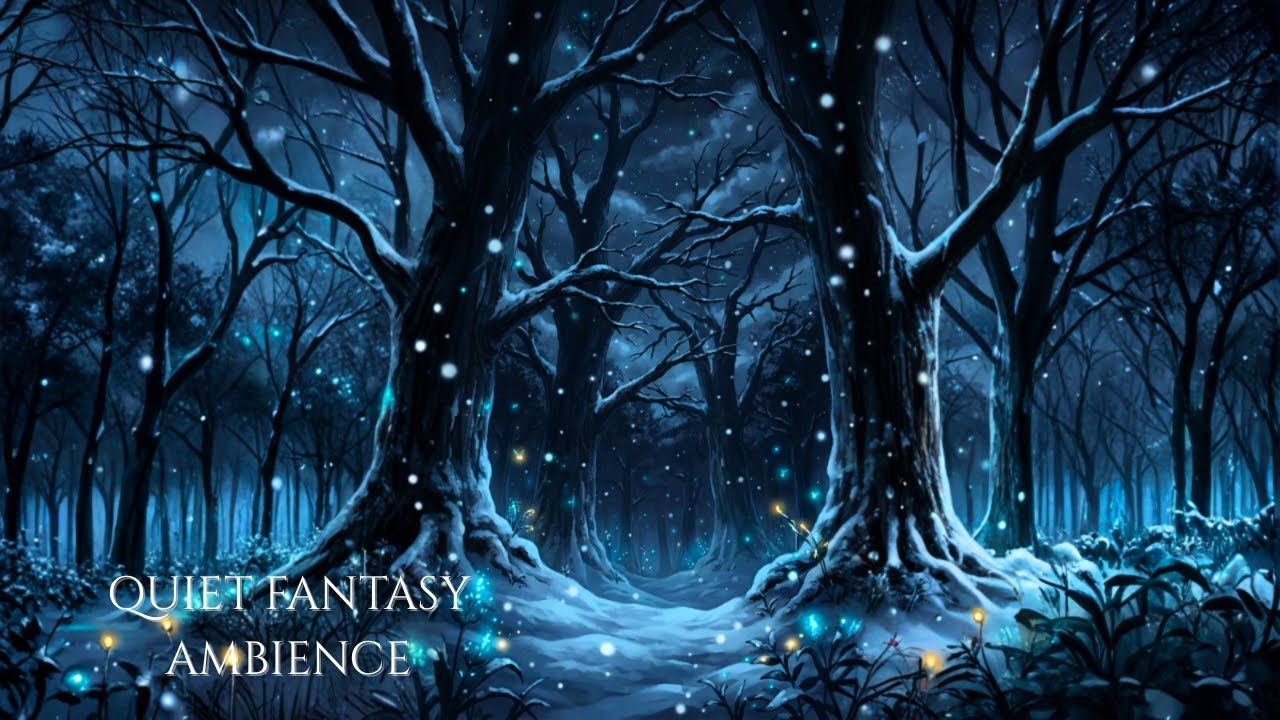 Silent Winter Forest in Another World ❄️ | 30 Minutes Quiet Fantasy Ambience