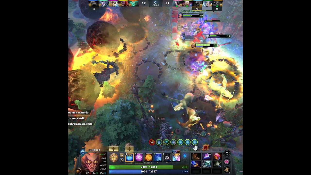 Gentleman - Invoker - POWER! #dota #dota2 #dota2gameplay #dota2highlights #dota2invoker #shorts