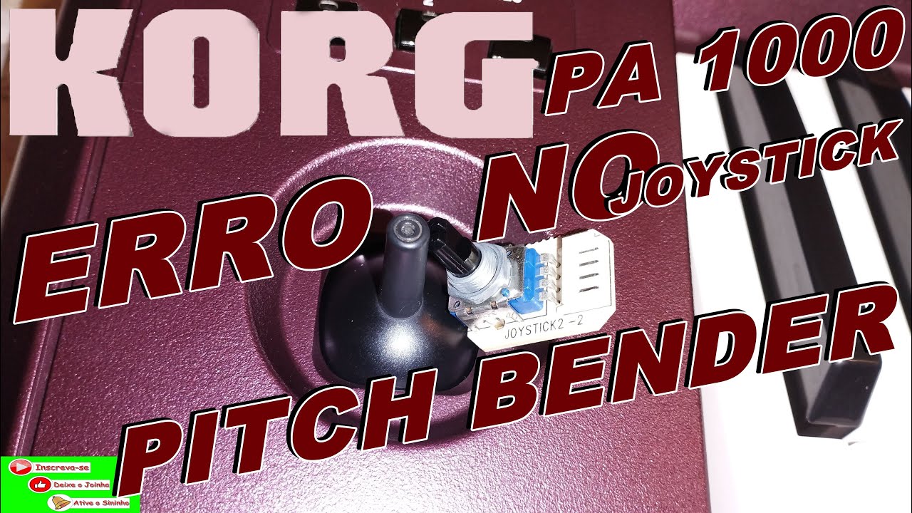 KORG PA1000 ERRO NO JOYSTICK PITCH BENDER #korgpa1000 #korgpa300