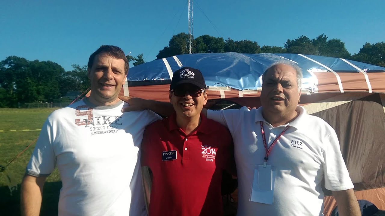 K1LZ YT6W with Referee IT9GSF Preparatory USA National Anthem!