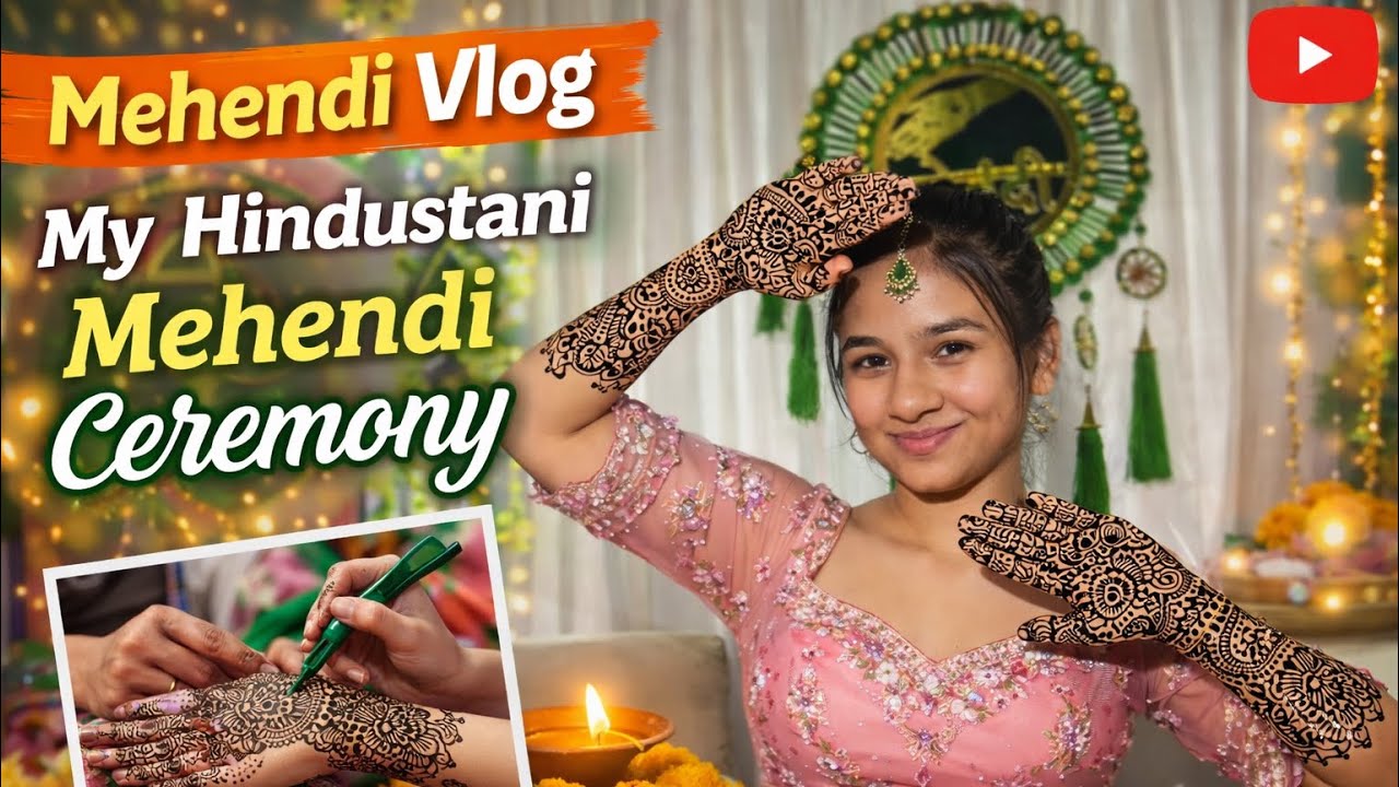 🌿 Mehendi Function Vlog 