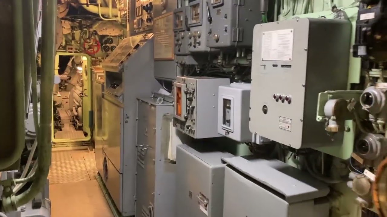 Decommissioned Kobben Class Submarine KNM Utstein Bow To Stern Tour