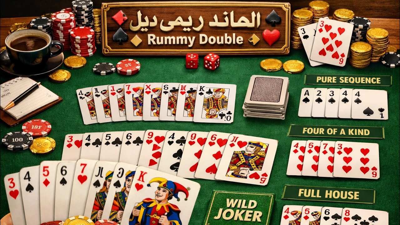 مباراة الملوك &ndash; من يحكم الطاولة؟Kings Challenge &ndash; Hand Rummy Battle 👑&spades;️