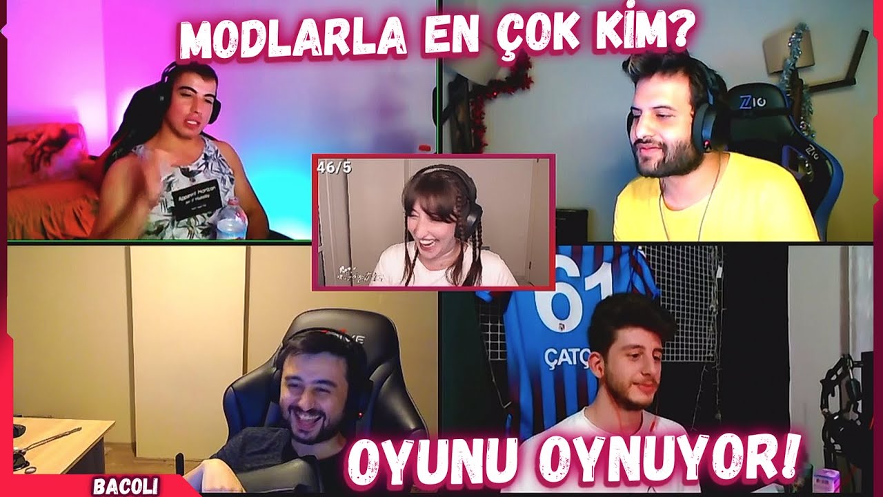 Pqueen - Modlarla Kameralı En Çok Kim? Oyunu Oynuyor! (Twitch Chati ile Birlikte Eğlenceli Oyun)