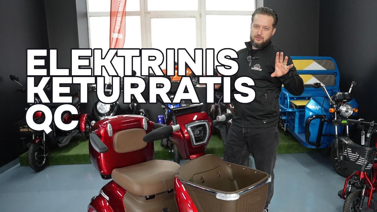 Elektrinis keturratis / triratis - Mankius QC