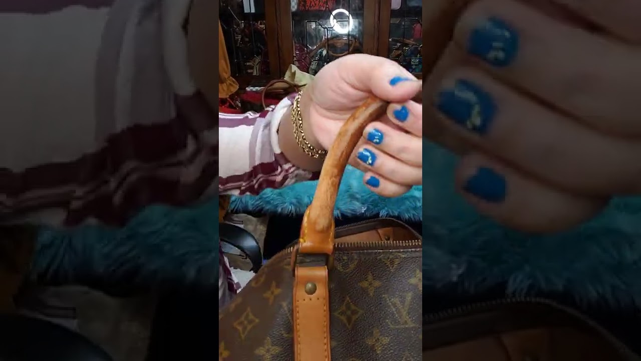 How to Clean Dark Handle in your LV bag