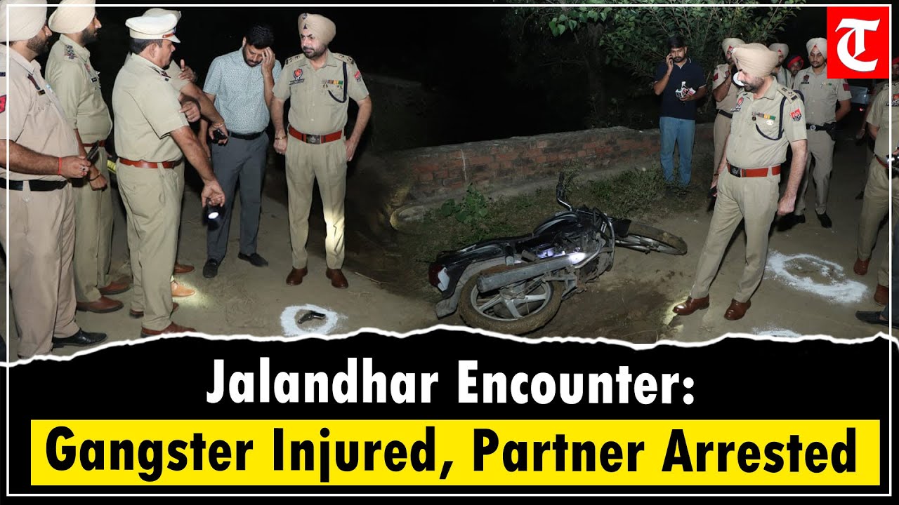 Jalandhar police encounter: One gangster injured, stolen bike and gun recovered