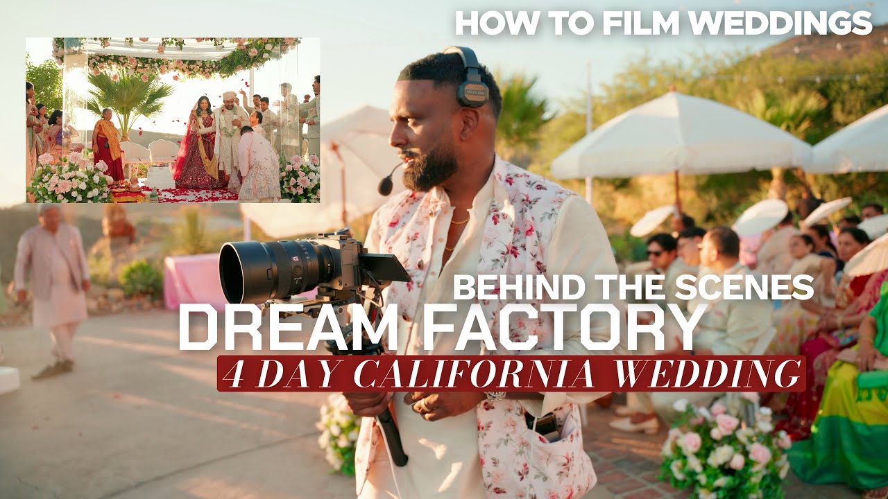 DESTINATION WEDDING SHOOT - CALIFORNIA - BEHIND THE SCENES - TIRTH & MITAVA - DREAM FACTORY