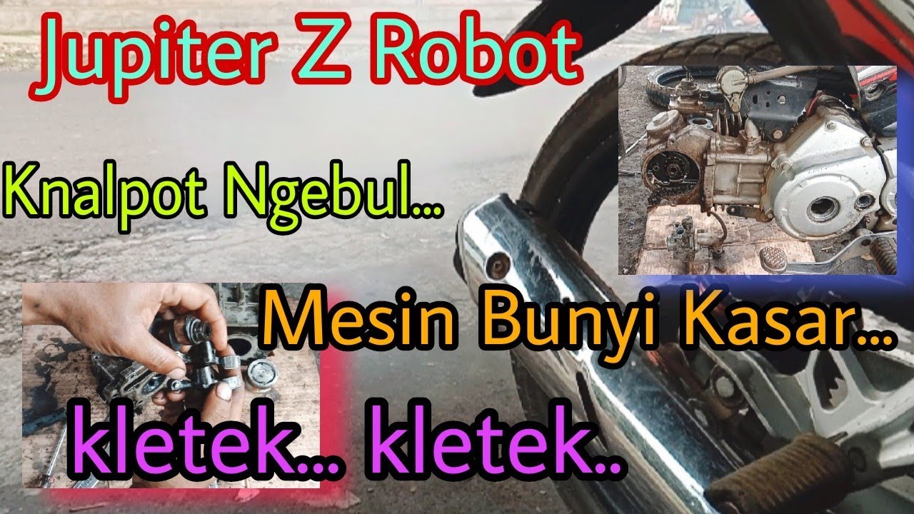 Jupiter Z Robot Mesin Kasar Dan Knalpot Ngebul Putih @Asm Channel